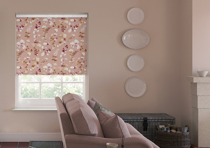 Eucalyptus, Toasted Pink - Roller Blind - Image 3